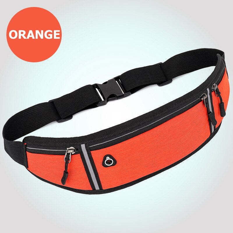 Professional Running Waist Bag Sports Belt - Orange - Oncros