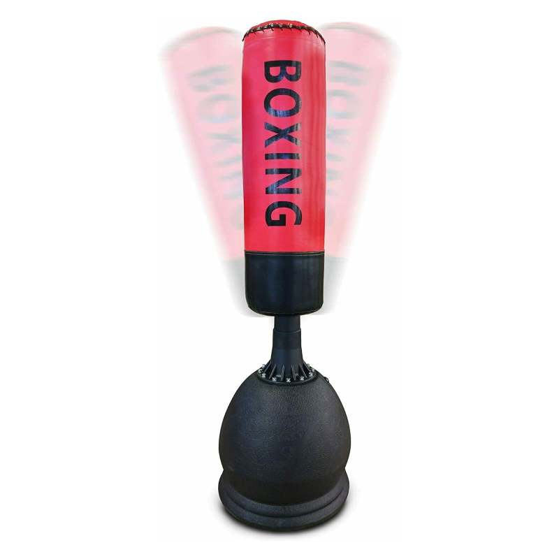 Boxing Free Standing Punch Bag MMA Martial Arts Punching Training Large - Red - Oncros
