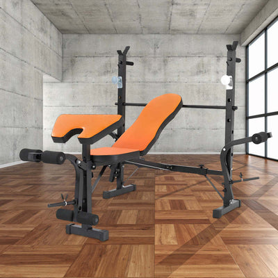 Adjustable Dumbbell Stool Weight Bench Foldable Gym Weight Workout - Oncros