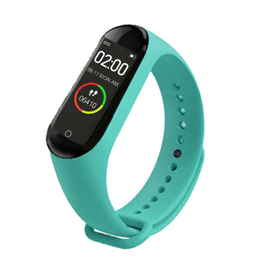 Running Smart Digital Watch with Heart Rate Monitoring - Cyan - Oncros