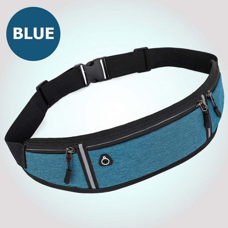 Professional Running Waist Bag Sports Belt - DARK BLUE - Oncros