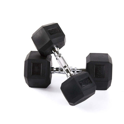 10/15/20kg Hexagonal Dumbbell Weight Lifting Training Weight Exercise - Oncros