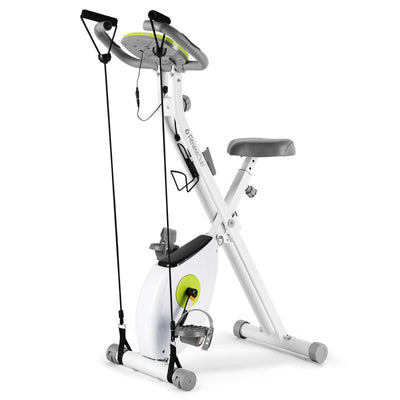 Foldable Fitness Bike Indoor Exercise Bike Height-Adjustable - Oncros