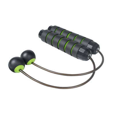 Tangle-Free Rapid Speed Jumping Rope with Ball Bearings Steel - Green with Ball - Oncros