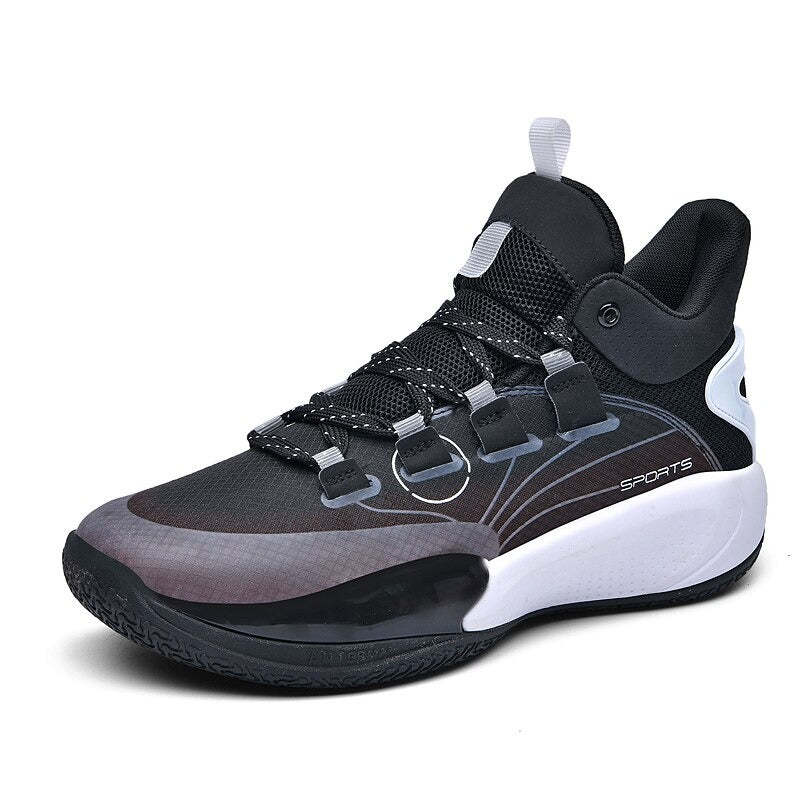 High top Men Basketball Sneakers Shoes - Black / 45 - Oncros