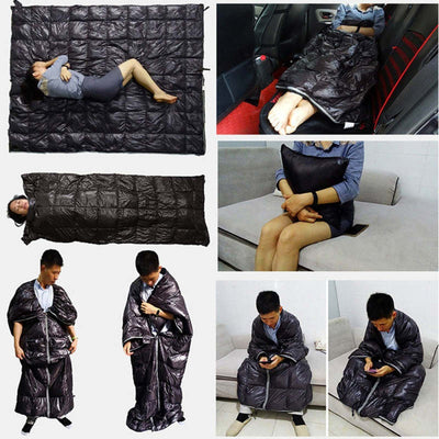 Outdoor Waterproof Warm Sleeping Bag Ultra Light Down Quilt Blanket for Backpacking Camping - Oncros