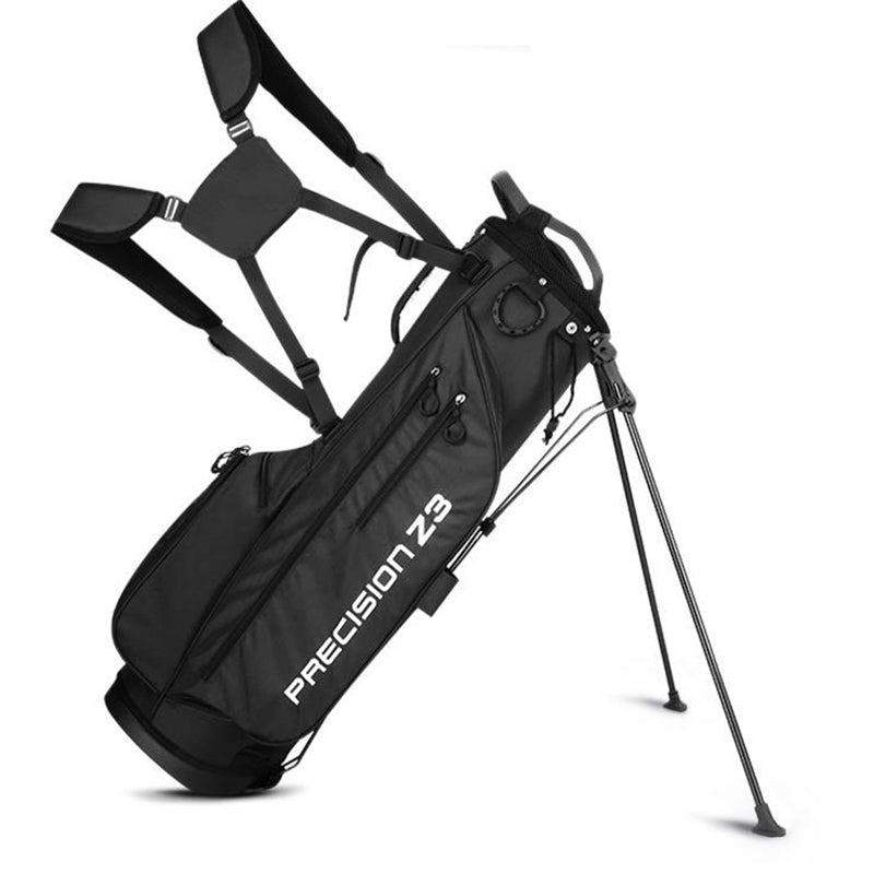 Portable Golf Stand Bag with Bracket Stand Support Lightweight Golf Bags - black - Oncros