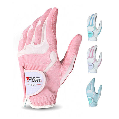 Women Golf Gloves Soft Microfiber Cloth Anti-Slip Beads Breathable - Oncros