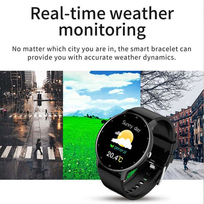 Full Touch Screen Sport Fitness Watch - Oncros