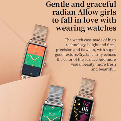 Women's Fashion Smart Watch with Lovely Bracelet - Oncros