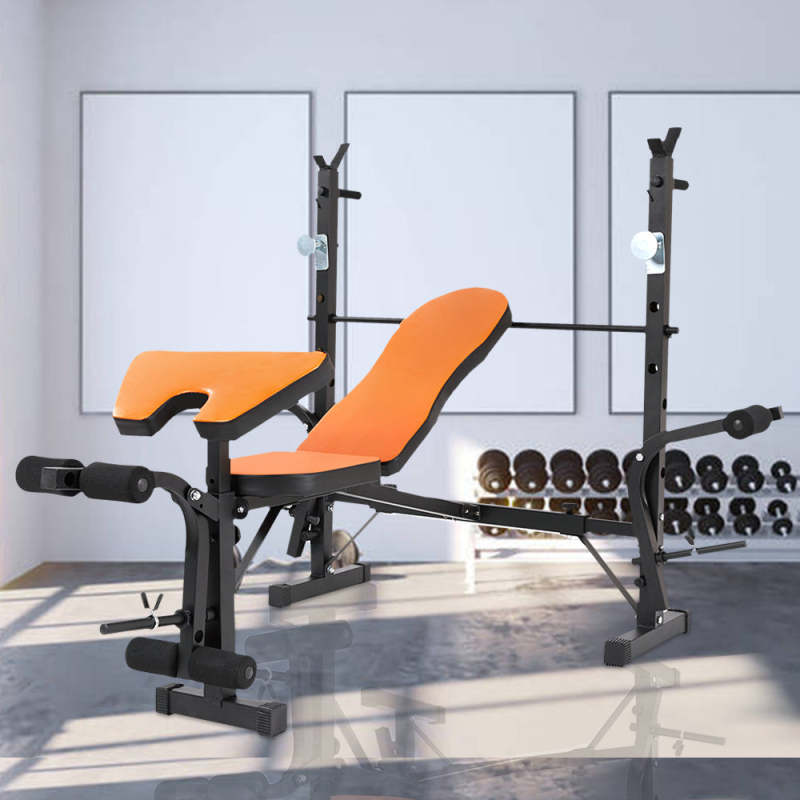 Adjustable Dumbbell Stool Weight Bench Foldable Gym Weight Workout - Oncros