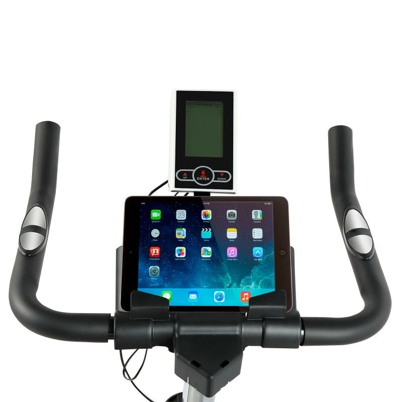 Adjustable Height Exercise Bike Spinning Bikes with LCD Monitor - Oncros