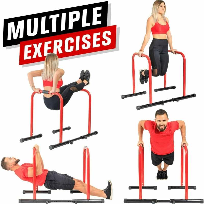 Parallel Pull Up Bars & Adjustable Width/Height Push Up Parallel Bars - Oncros