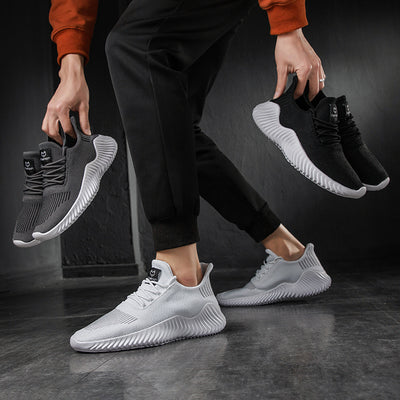 Men Sneakers Breathable Gym Casual Light Walking Plus Size Shoes - Oncros