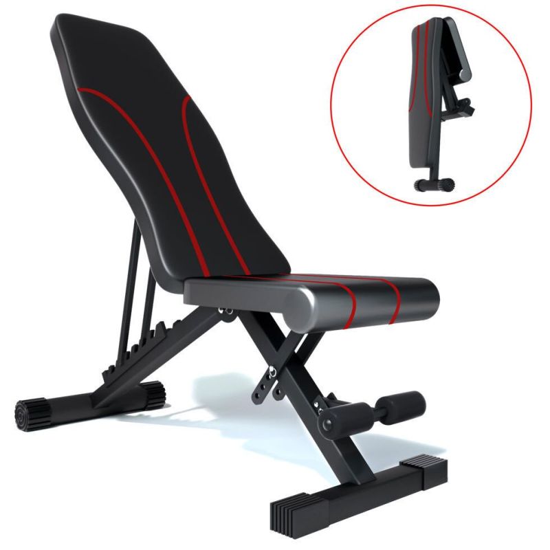 Compact Foldable Weight Bench Dumbbell Stool Fitness Bench - Oncros