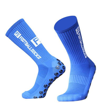 Football Socks Anti Slip Soccer Socks - Blue - Oncros