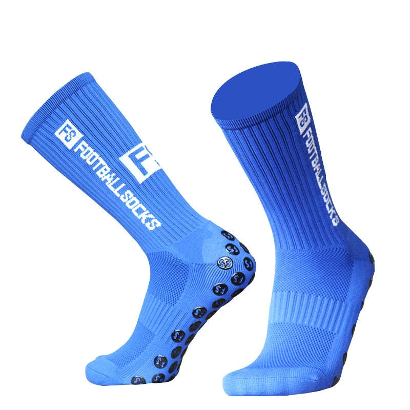 Football Socks Anti Slip Soccer Socks - Blue - Oncros
