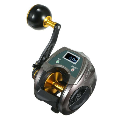 USB Rechargeable Carbon Fiber Baitcasting Reel with Digital Display Electric Fishing Reel - Oncros