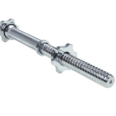 Standard Dumbbell Bars & Spring Collars Set Weight Lifting Handle Home - Oncros