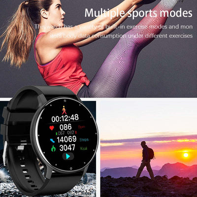Full Touch Screen Sport Fitness Watch - Oncros
