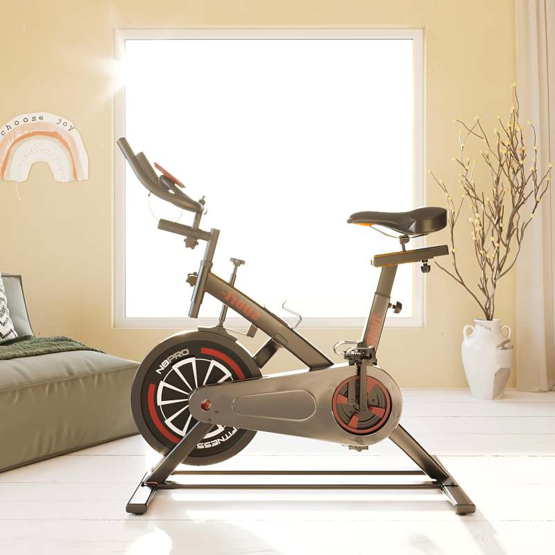 Upright Exercise Bikes for Home Use with LCD Display Monitor - 4KG flywheel - Oncros