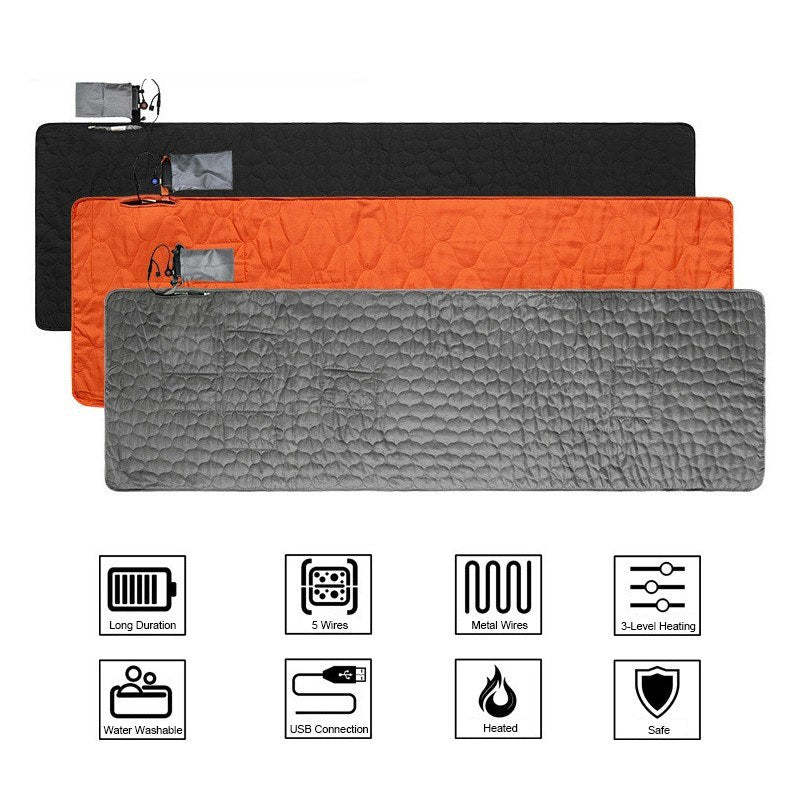 Outdoor USB Heating Sleeping Mat Insulation Sleeping Bag for Camping Hiking Backpacking - Oncros