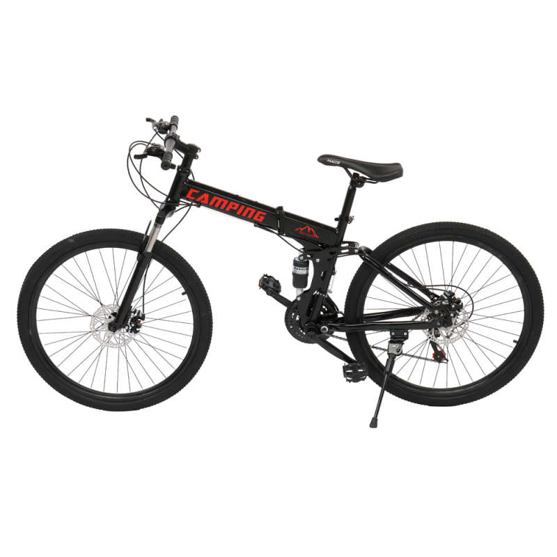 26-Inch 21-Speed Folding Mountain Bike - Oncros