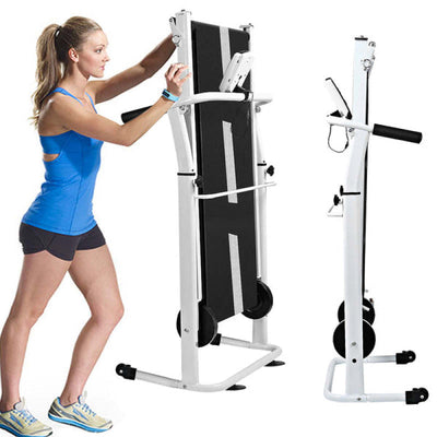 Non-Electric Folding Treadmill Running Machine with LCD Monitor - Oncros
