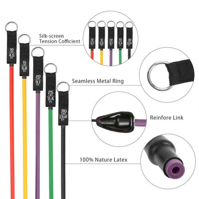 Resistance Bands Set with Handles - Oncros